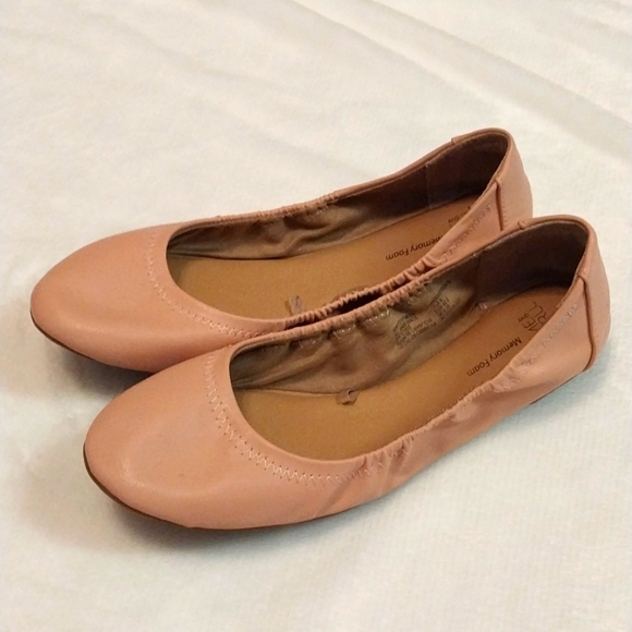Time and Tru Shoes Blush Colored Faux Leather Ballet Flats Poshmark